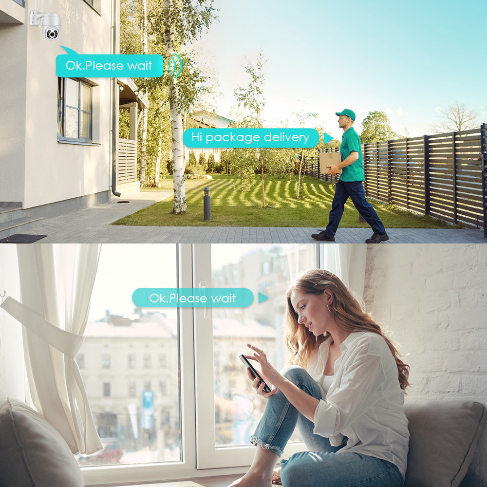 Draadloze Bewakingscamera met WiFi en 360° Beeld 6