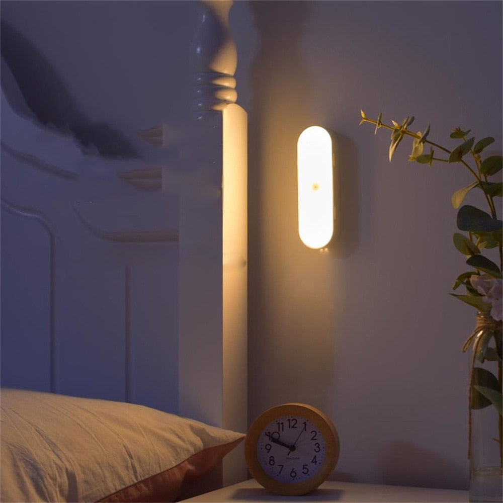 Draadloze Bewegingssensor Wandlamp LED USB Oplaadbaar 1