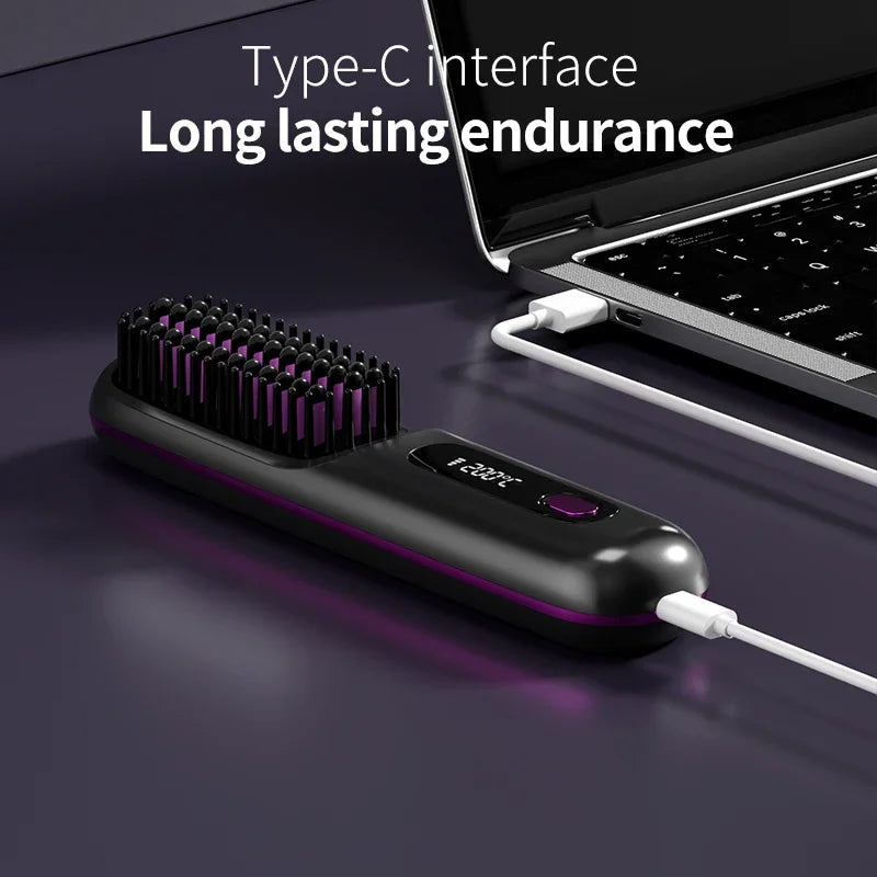 Draadloze Haarstyler Compact met USB Oplaadfunctie 2