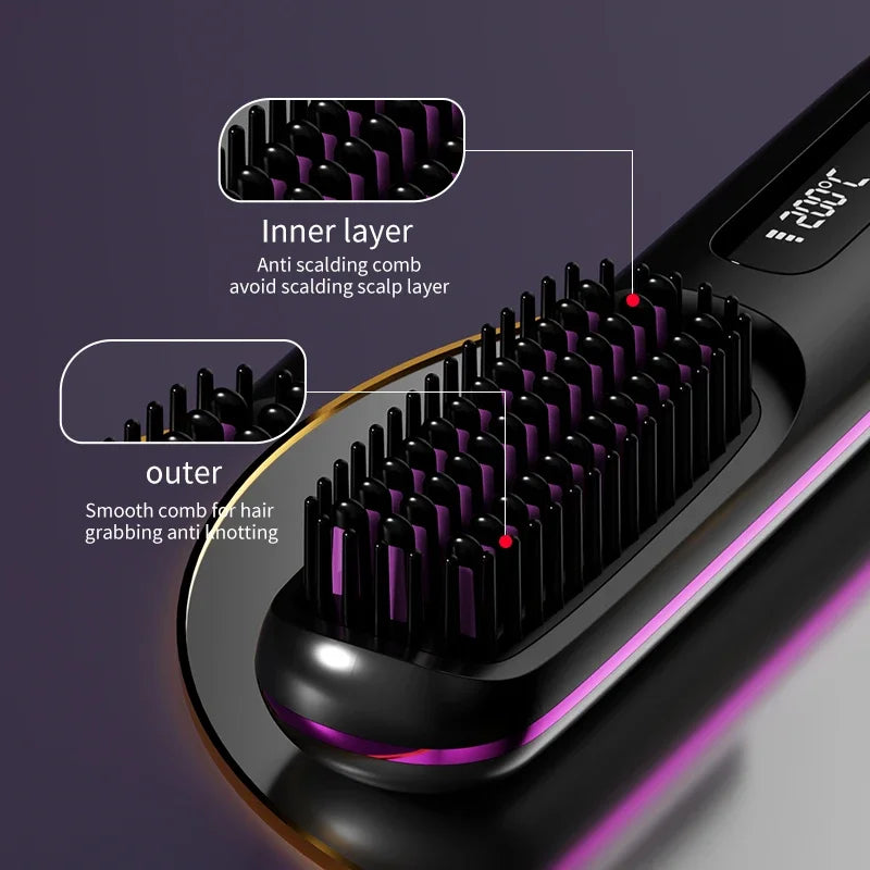 Draadloze Haarstyler Compact met USB Oplaadfunctie 4