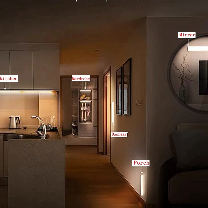Draadloze LED Lamp met Bewegingssensor voor Verlichting in Huis 3