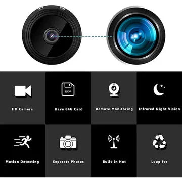 Draadloze Mini Camera met Audio en Video Livestream 1080P HD 3