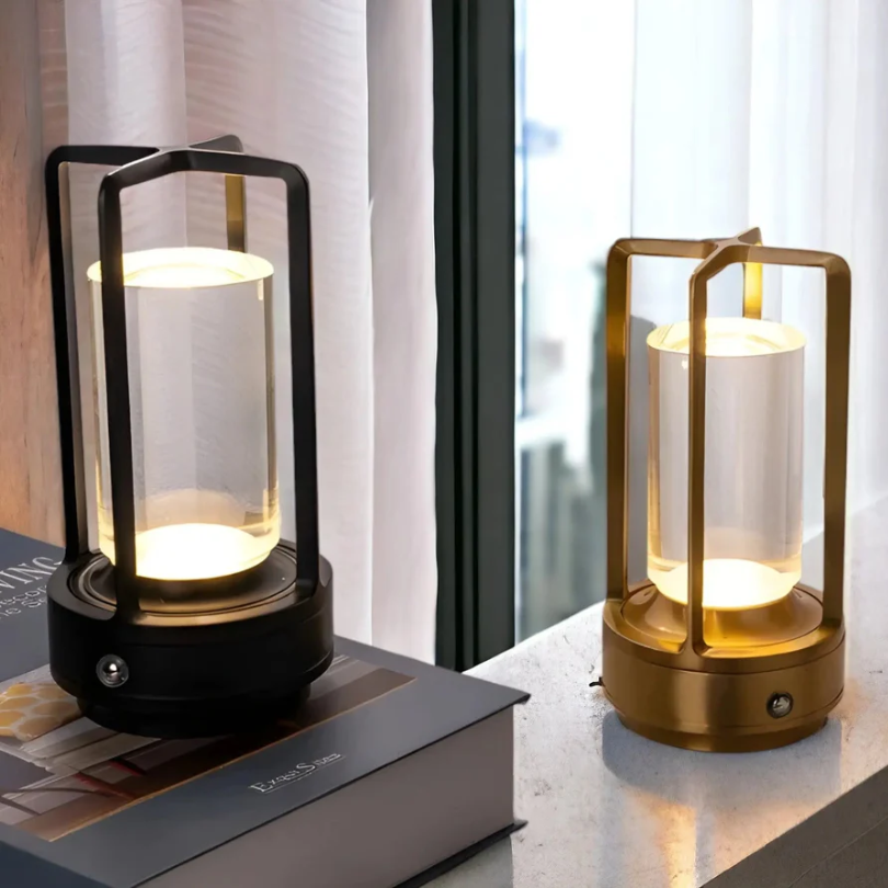 Draadloze Oplaadbare Tafellamp Scandinavisch Design Met Dimbare Verlichting 1