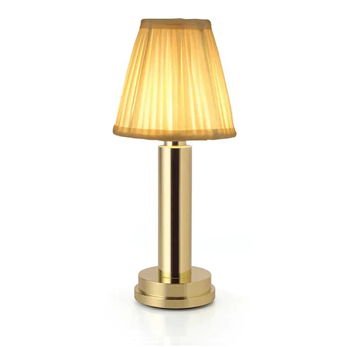Draadloze Tafellamp Minimalistisch Ontwerp Oplaadbaar Goud 0