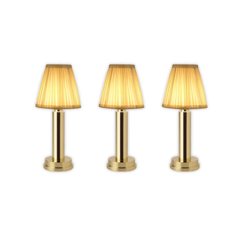 Draadloze Tafellamp Minimalistisch Ontwerp Oplaadbaar Goud 8