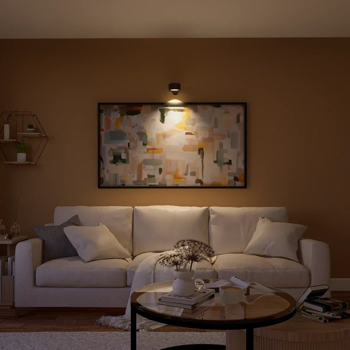 Draadloze Wandlamp Dimbaar met 360° Rotatie voor Binnengebruik 8