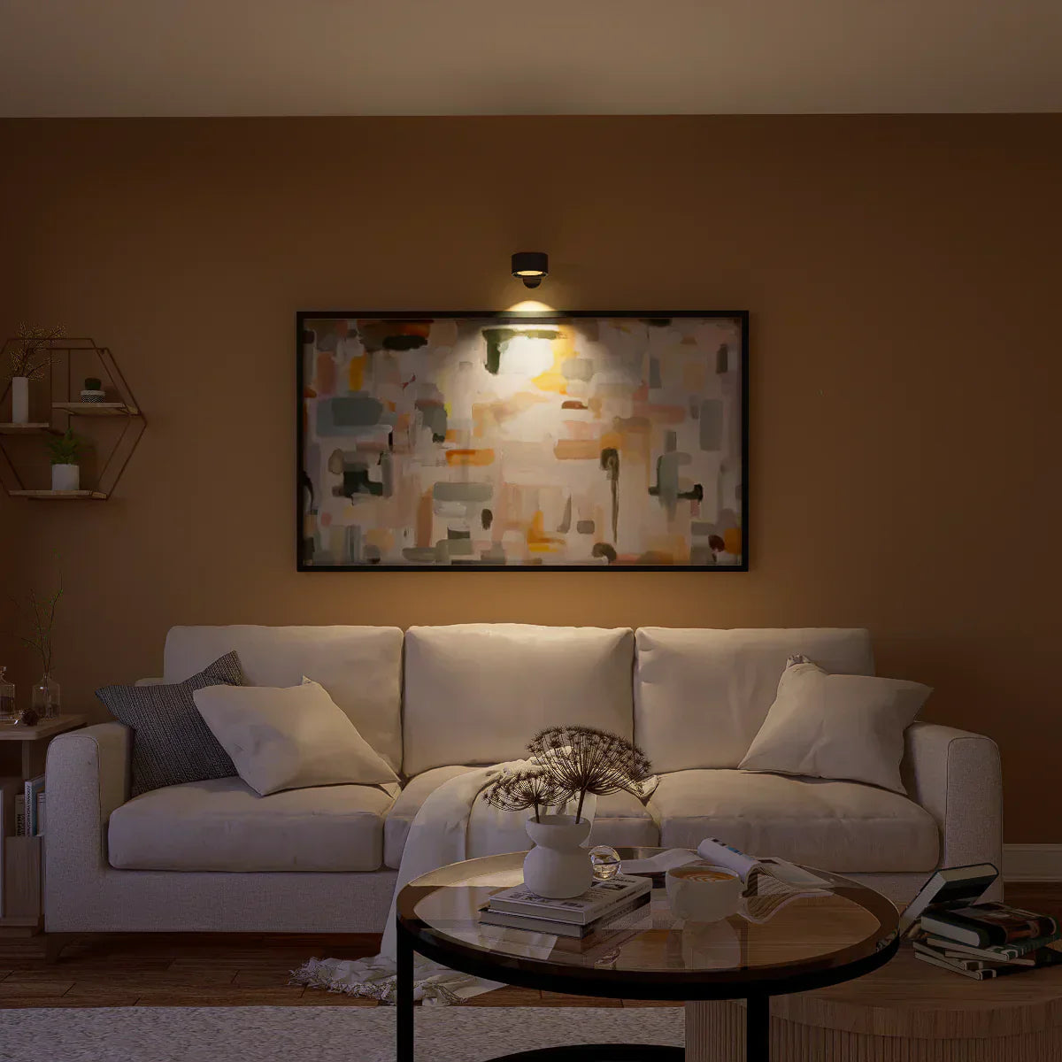 Draadloze Wandlamp FlexiGlow Dimbaar Met 360° Draaibaar Ontwerp 4