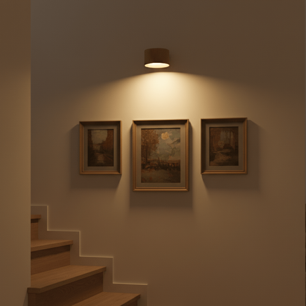 Draadloze Wandlamp Scandinavisch Design Met Afstandsbediening Voor Binnengebruik 1