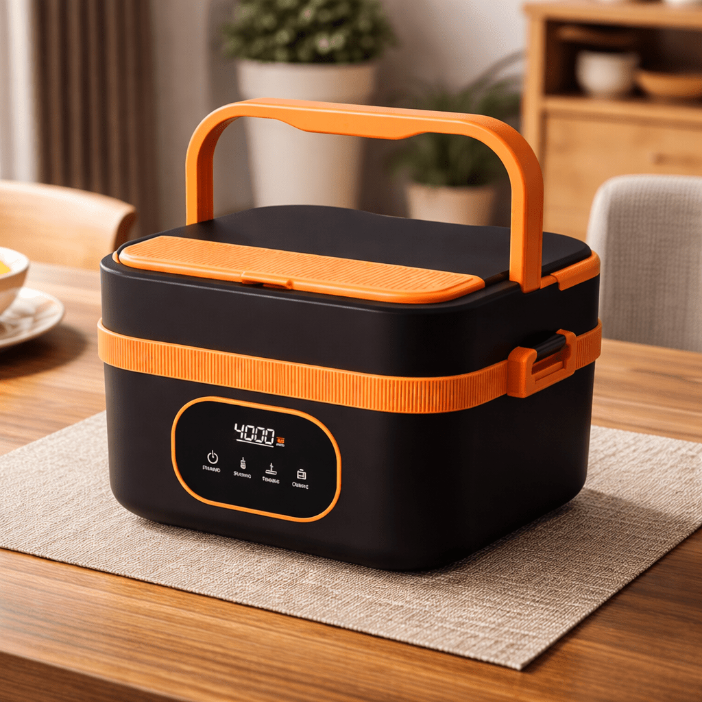 Draadloze Zelfverwarmende Lunchbox Voor Werkdagen Met Timer 1000ml 4