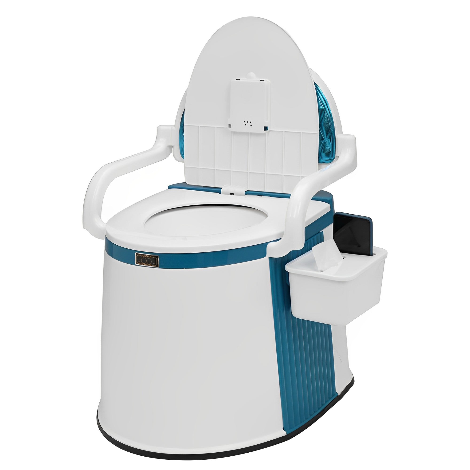 Draagbaar Toilet voor Volwassenen en Senioren - 5 Gallon Commode met Handgrepen 1