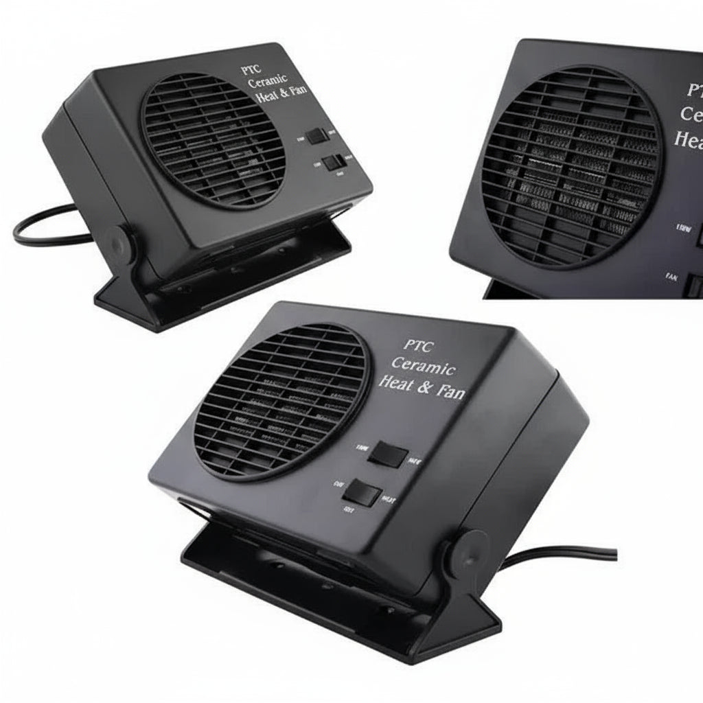 Draagbare 12V Auto Verwarming Ventilator met Thermostaat 6