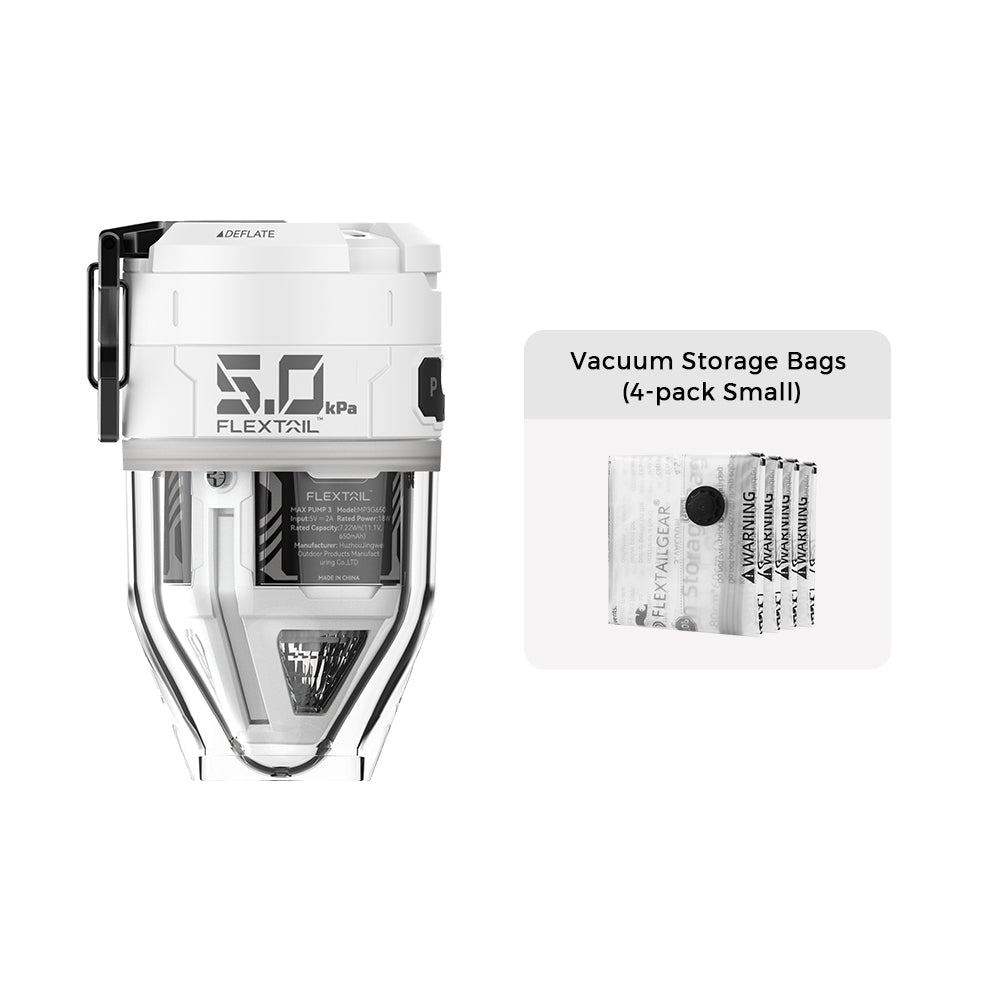 Draagbare 2-in-1 Pomp met LED Verlichting 12