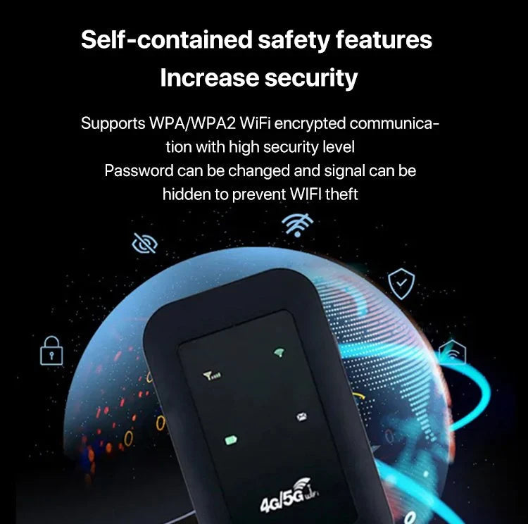 Draagbare 5G WiFi-router Compact voor Reizen en Gaming 2