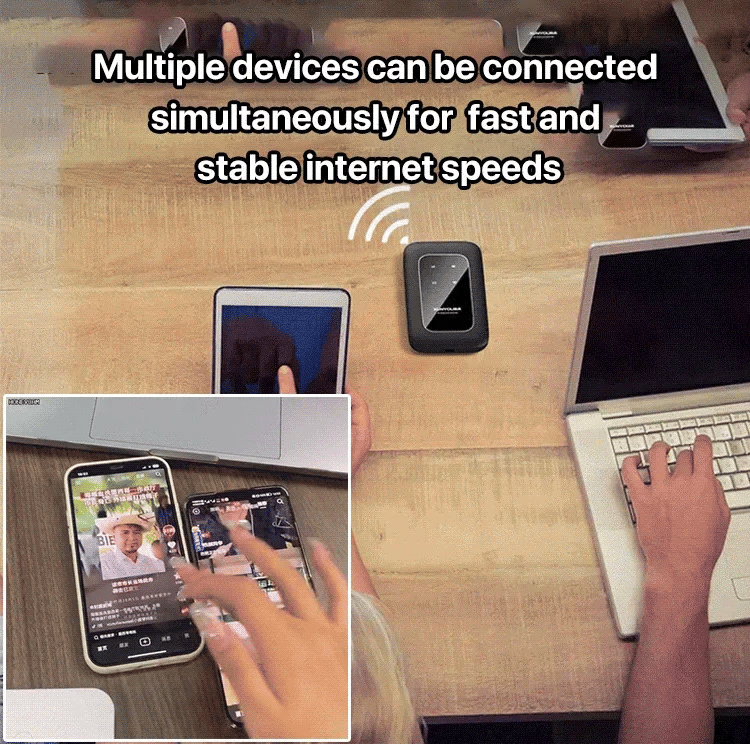 Draagbare 5G WiFi-router Compact voor Reizen en Gaming 5