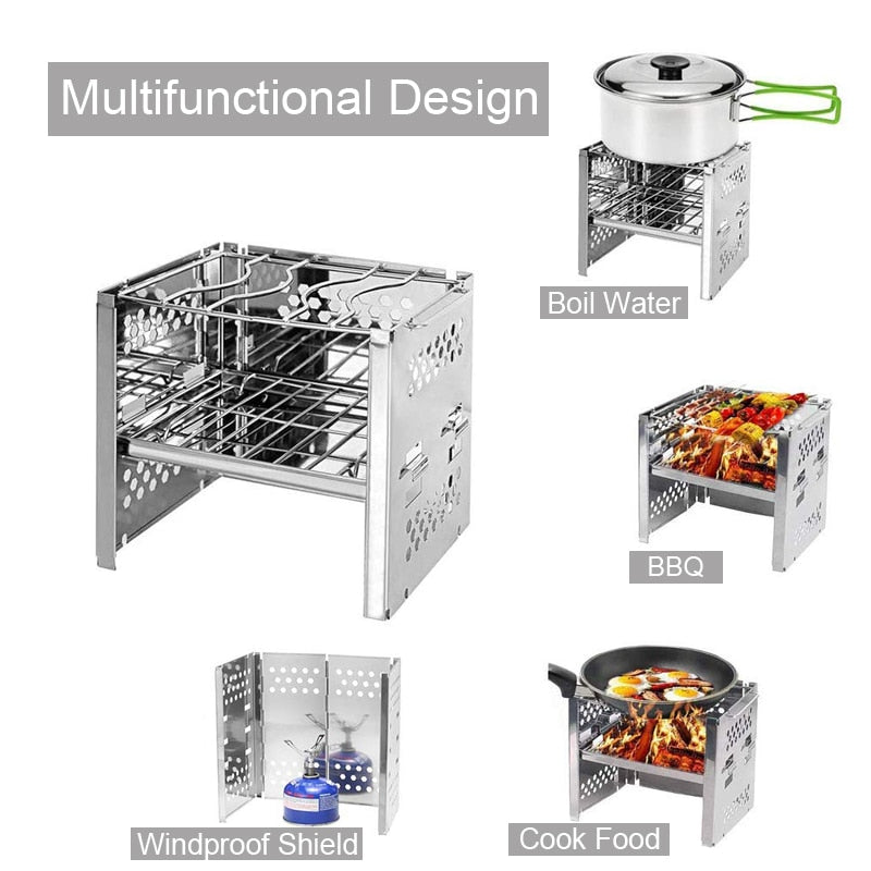 Draagbare BBQ Grill Voor Buiten Met Robuust Ontwerp 3
