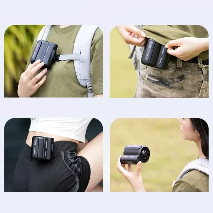 Draagbare Clip Ventilator Handenvrij Design 2