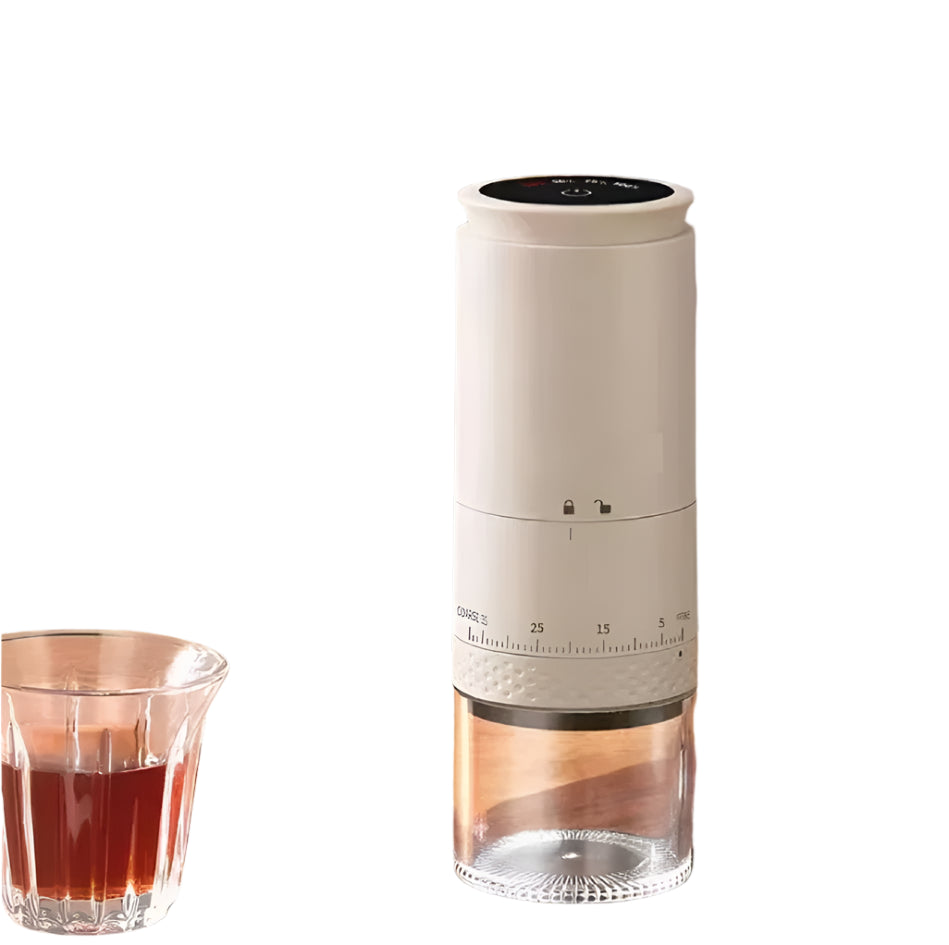 Draagbare Elektrische Koffiemolen met Instelbaar Maalniveau 4