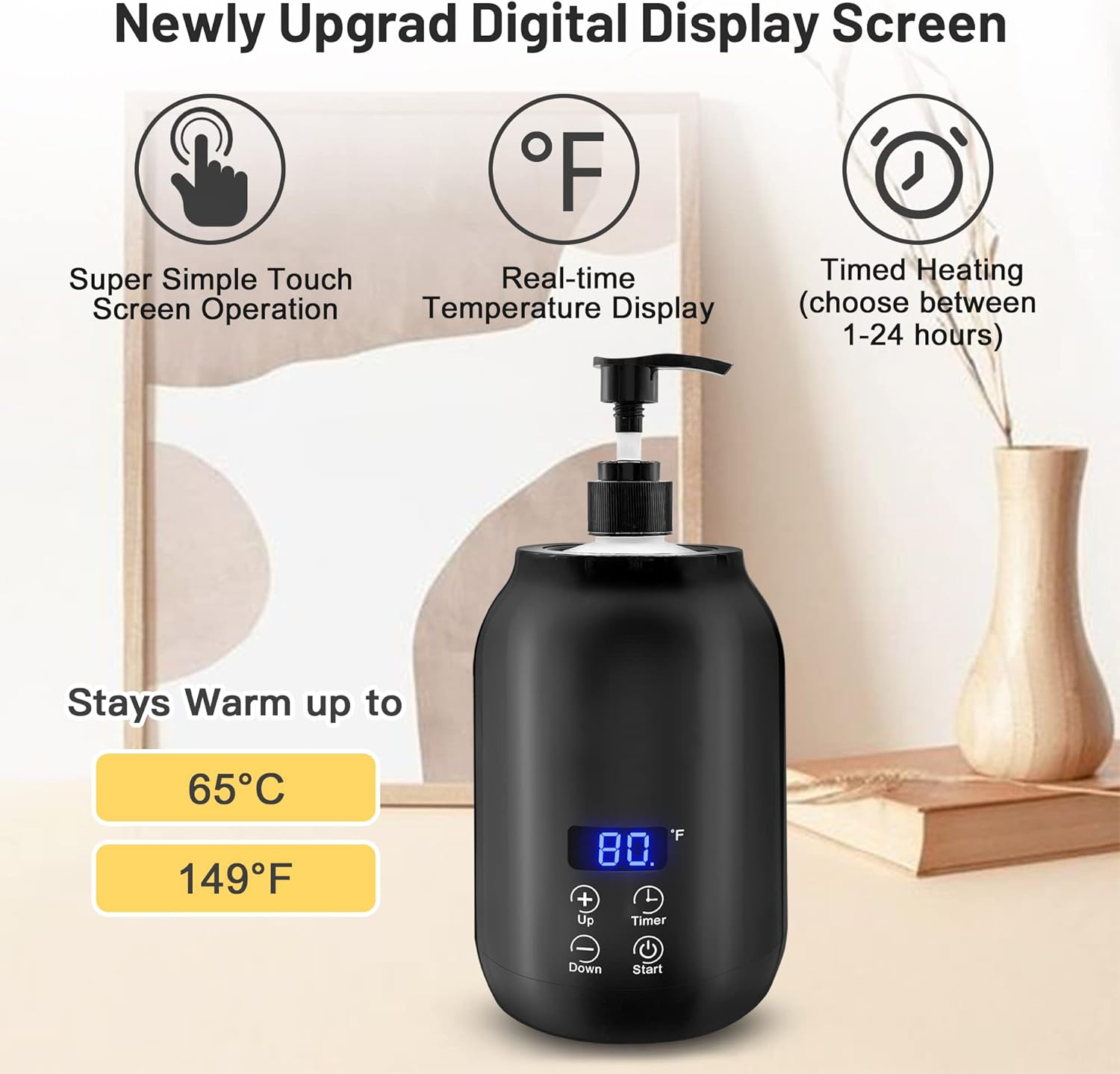 Draagbare Elektrische Lotion Verwarmer voor Massage 4