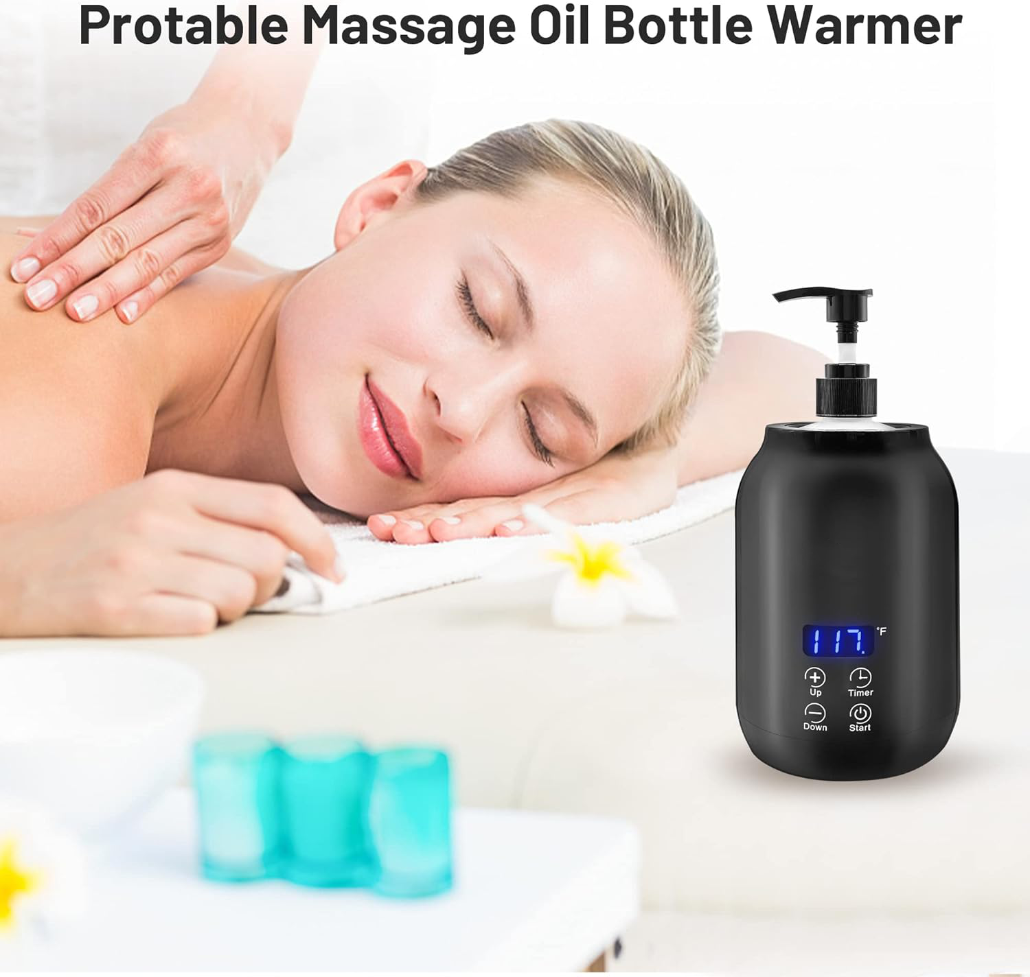 Draagbare Elektrische Lotion Verwarmer voor Massage 7