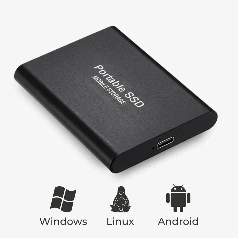 Draagbare Externe SSD 1TB - Ultra Snelle Externe Harde Schijf met USB 3.1 4