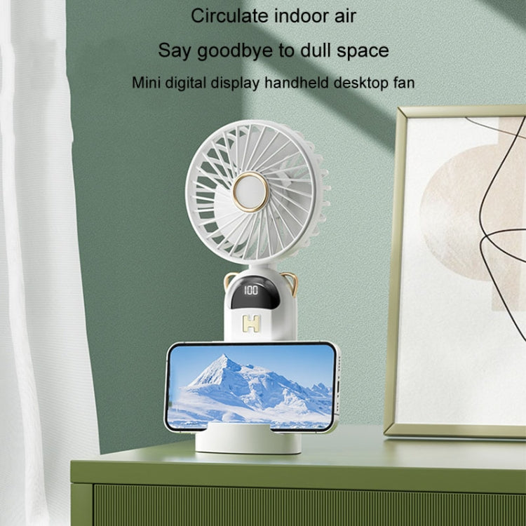 Draagbare Handventilator met Digitale Display en Oplaadfunctie 7