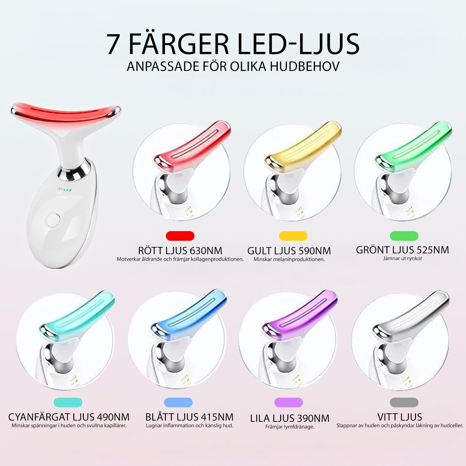 Draagbare Huidverzorgingslamp Met Roodlicht Ergonomisch 1