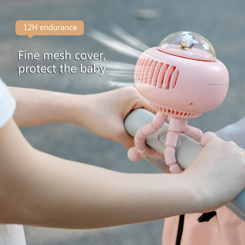 Draagbare Kinderwagenventilator Flexibel 5