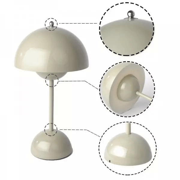 Draagbare LED Tafellamp Scandinavisch Design 8