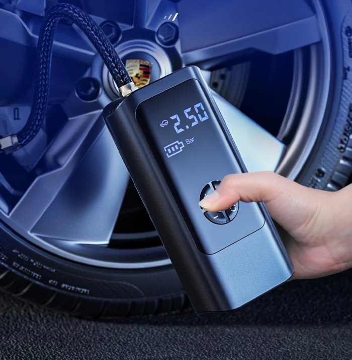 Draagbare Luchtcompressor 12 Volt met Digitale Drukweergave voor Banden en Opblaasbare Voorwerpen 3