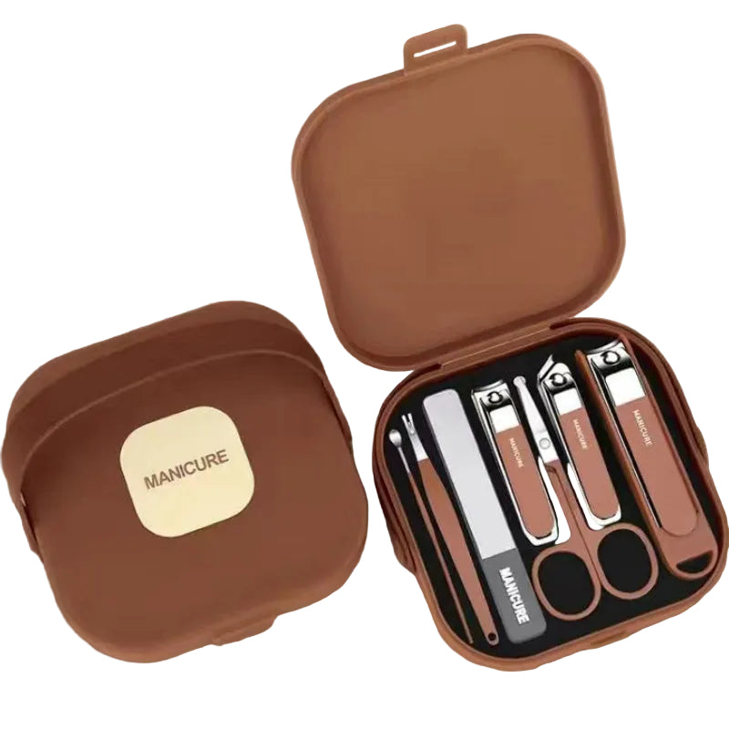 Draagbare Manicureset met Nagelknipper en Verzorgingsinstrumenten 0