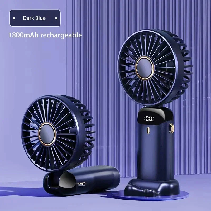Draagbare Mini Ventilator Nekband Met 5 Snelheden USB Oplaadbaar 9