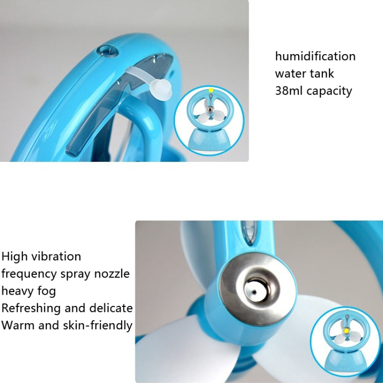Draagbare Mini Ventilator voor Bureau met USB Oplaadfunctie 5
