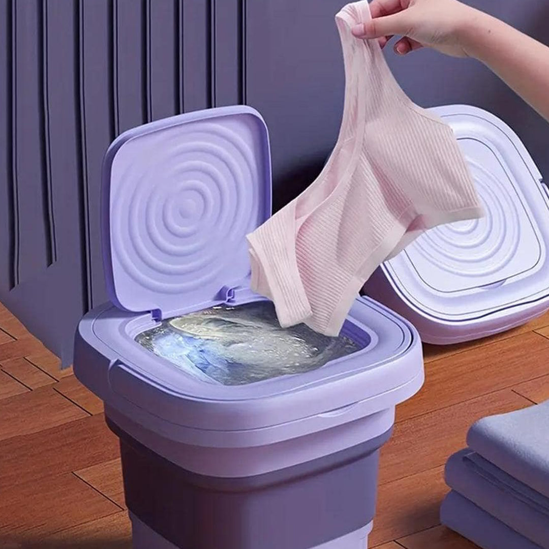 Draagbare Mini Wasmachine Opvouwbaar 4