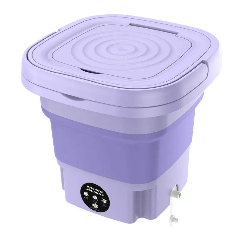 Draagbare Mini Wasmachine Opvouwbaar 8L 4