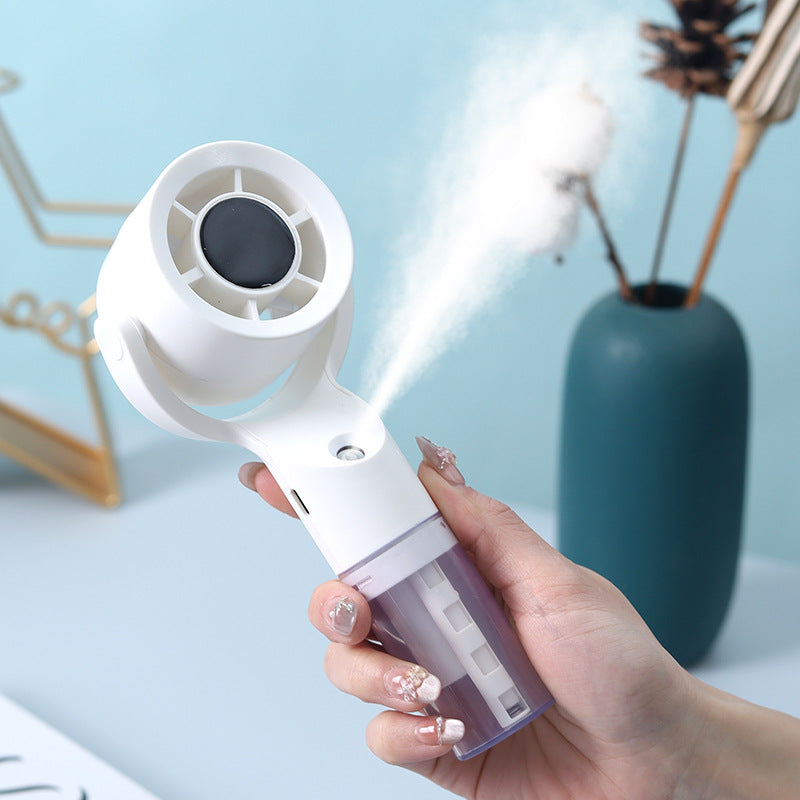 Draagbare Miniventilator met Sprayfunctie Compact Design 3