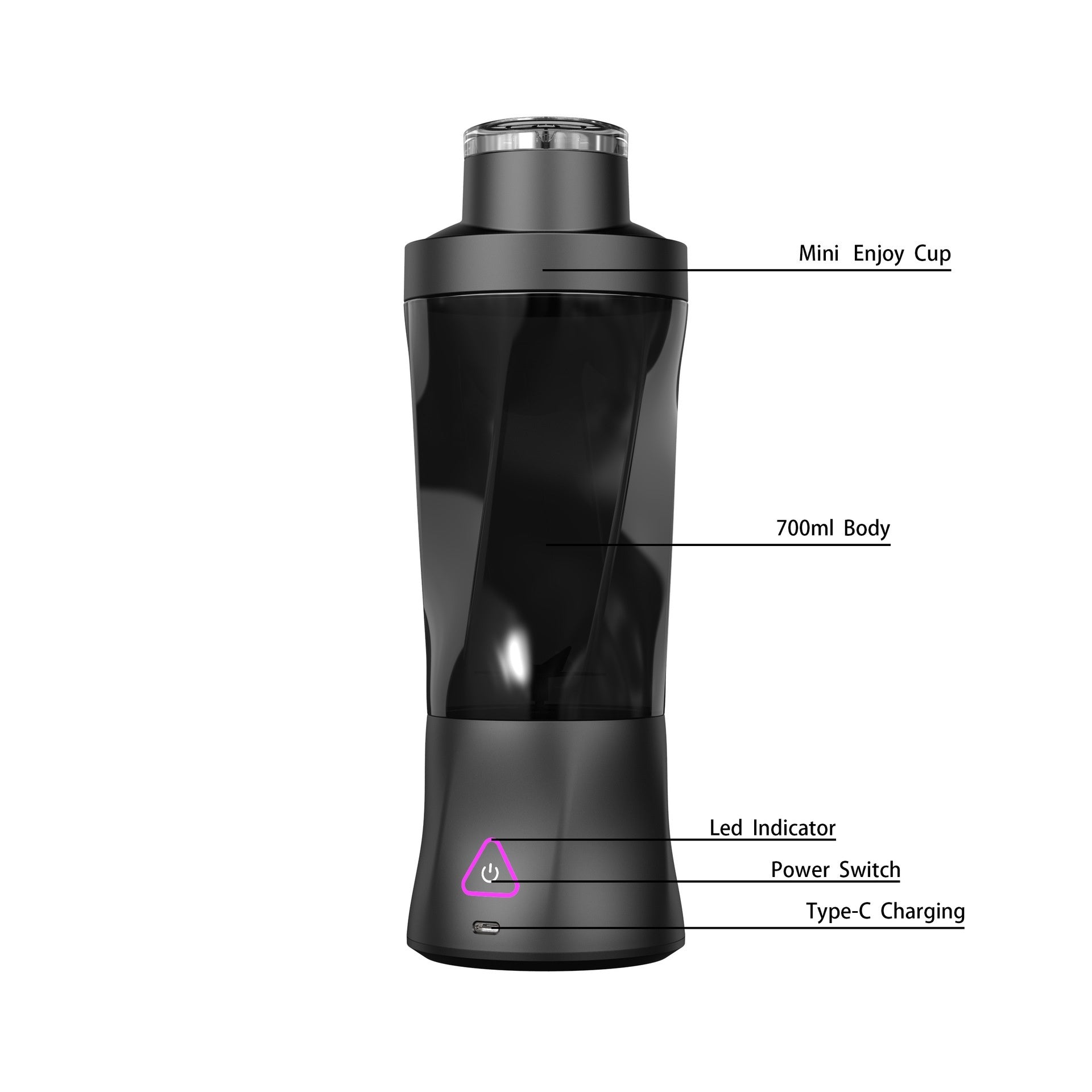 Draagbare Multifunctionele Blender voor Sap en Smoothies 2