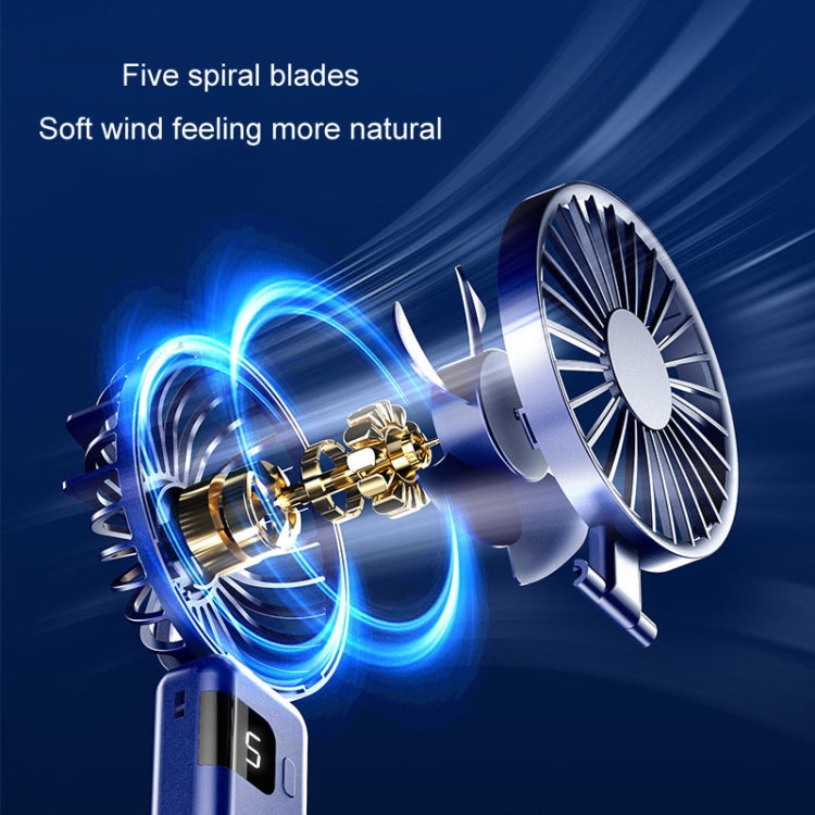 Draagbare Nekventilator met Digitale Display en Oplaadfunctie 3