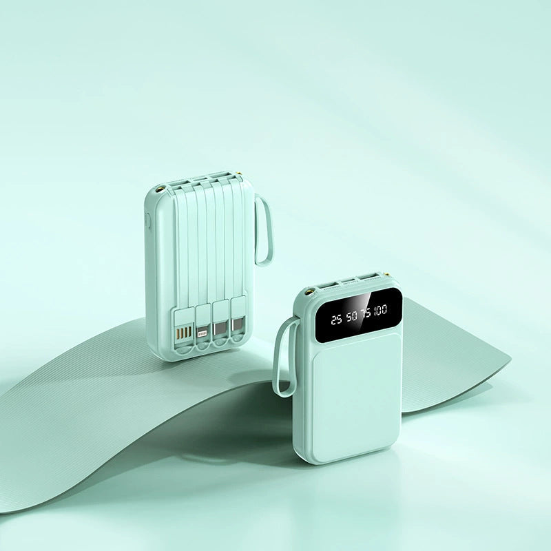 Draagbare Powerbank Compact Met LED-display en Meerdere USB-poorten 5