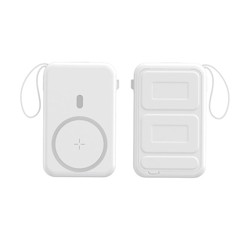 Draagbare Powerbank Draadloos met Oplaadpad 3