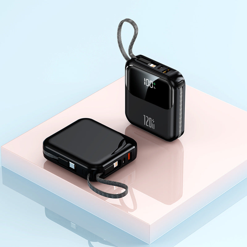 Draagbare Powerbank Met Digitaal LCD-Display En Snellaadfunctie 2