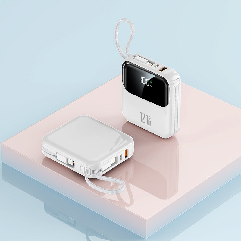 Draagbare Powerbank Met Digitaal LCD-Display En Snellaadfunctie 3