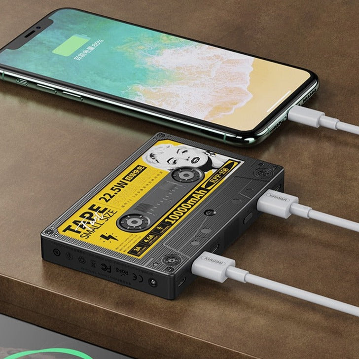 Draagbare Powerbank Retro Cassette Ontwerp 1