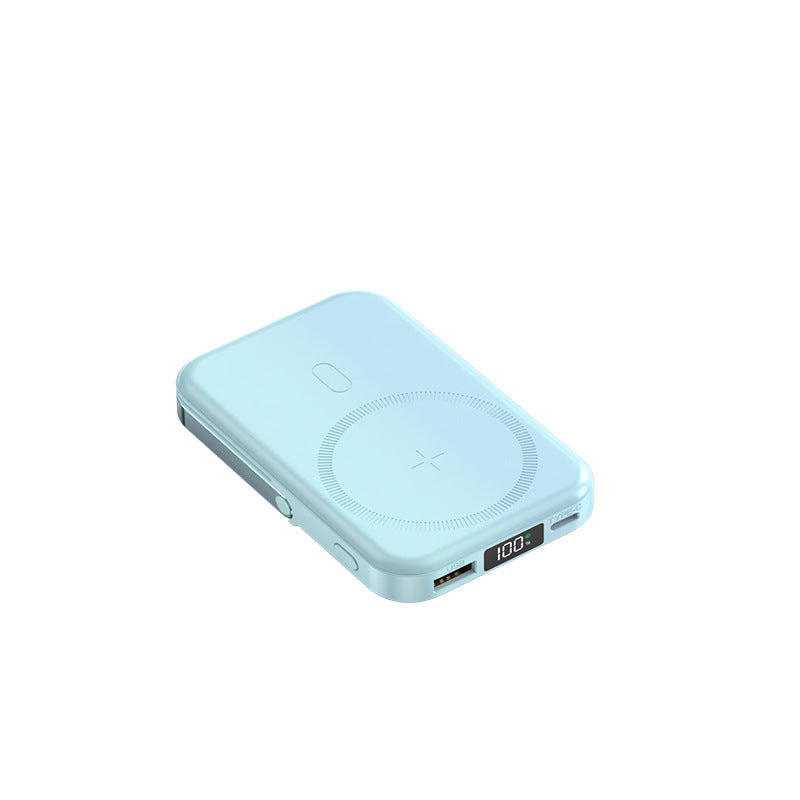 Draagbare Powerbank met Digitaal Display en Draadloze Oplaadfunctie - Powerbank Kopen voor Smartphone en Tablet 0