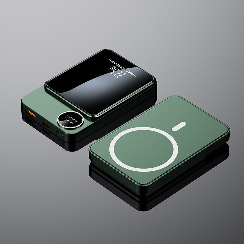 Draagbare Powerbank met Inductieve Oplaadfunctie en Prestatie-Indicator 0
