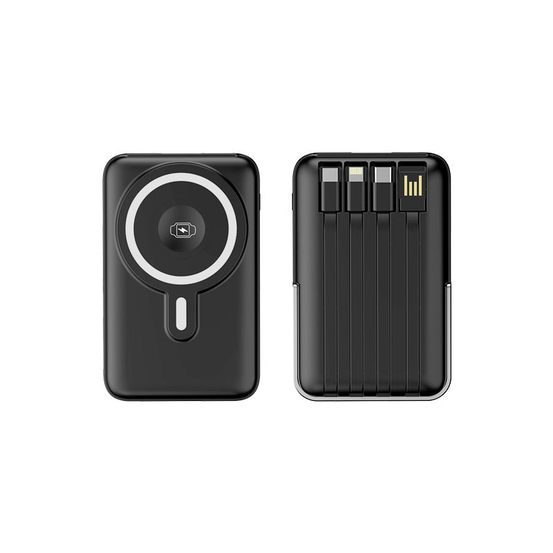 Draagbare Powerbank met MagSafe en USB-poorten voor Draadloos Opladen 0