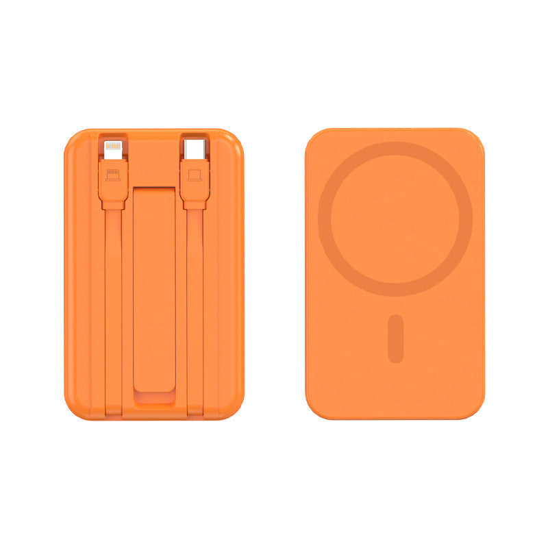 Draagbare Powerbank met Magnetische Houder en Standaard voor Dames en Heren 1