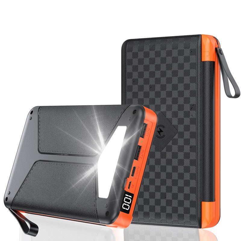 Draagbare Powerbank met Zonne-energie en Multifunctionele Laadfunctie 1