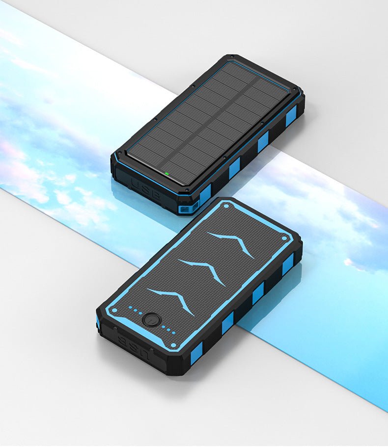 Draagbare Powerbank met Zonne-energie voor Avontuurlijke Activiteiten 0