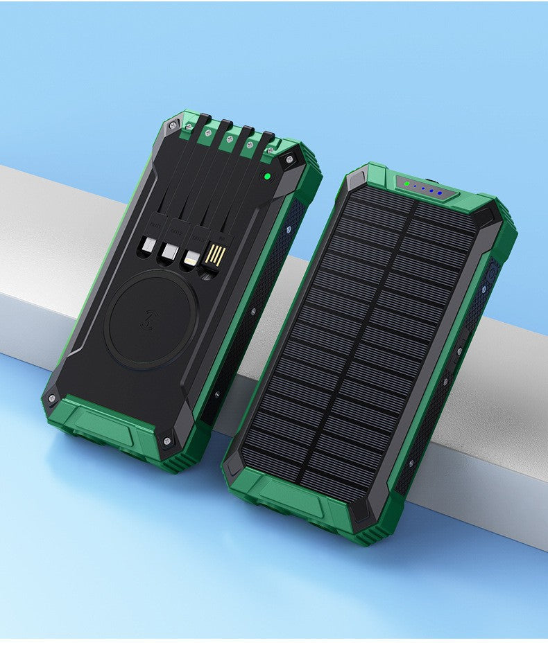 Draagbare Powerbank met Zonne-energie voor Avontuurlijke Activiteiten 5