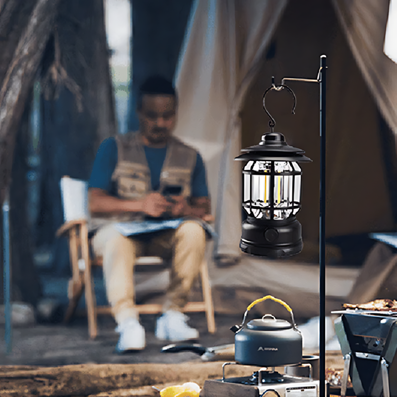 Draagbare Retro Lamp voor Binnen en Buiten 1